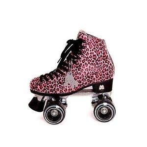 Roller Skates Indoor/Outdoor Size 8 Moxie Pink Leo